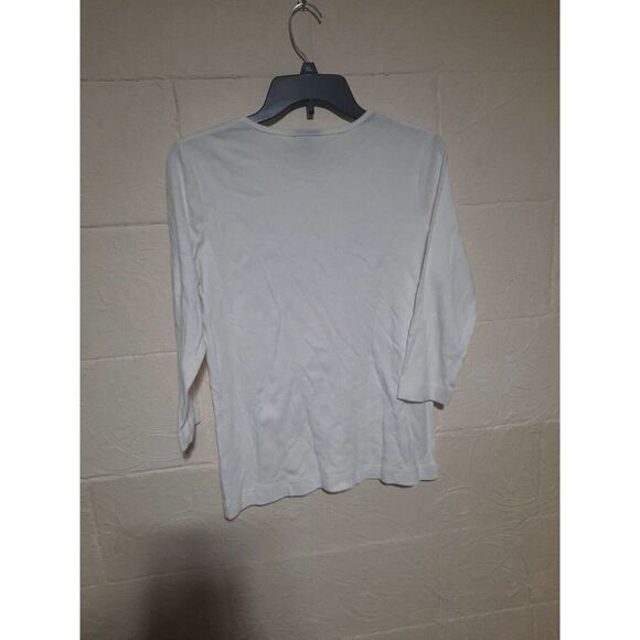 Trilogy by Morning Sun Womens M Christmas Tree Shirt Xmas - Picture 4 of 4